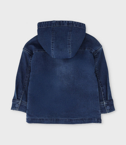 Camisa bebé niño con gorro 3 meses / Azul Marino