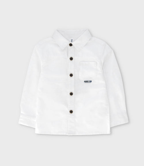 Camisa bebé niño básica 3 meses / Blanco