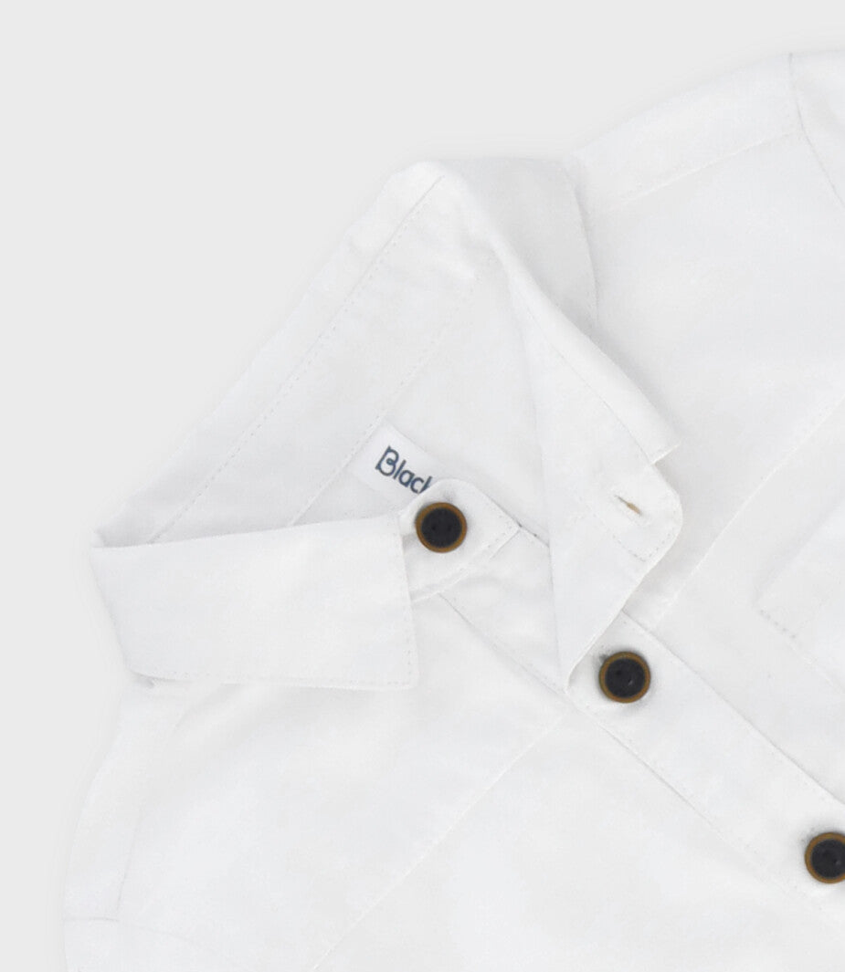 Camisa bebé niño básica 3 meses / Blanco