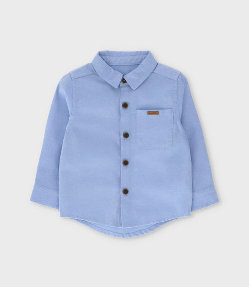 Camisa bebé niño básica 3 meses / Celeste