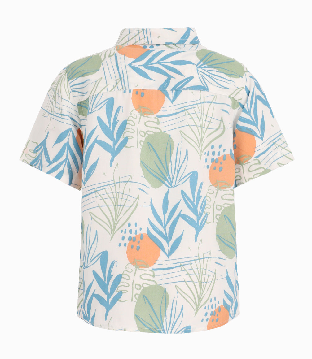 Camisa Bebé Guayabera 3 meses / Blanco