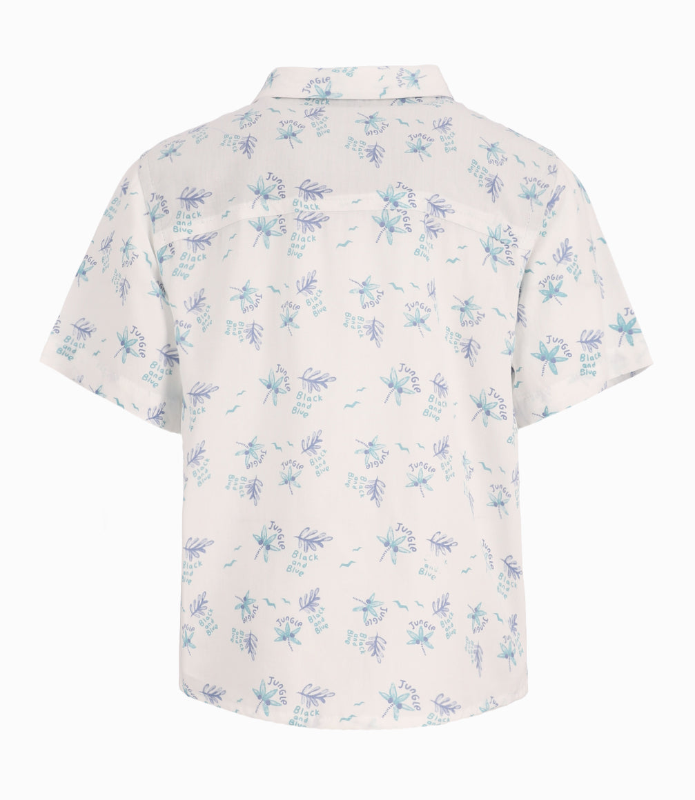 Camisa Bebé Con Dinosaurios 3 meses / Blanco