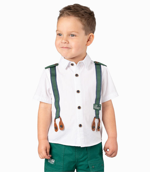 Camisa Bebé Con Suspensores