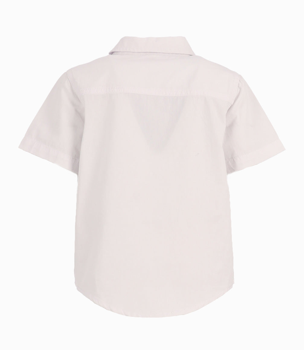 Camisa Bebé Con Suspensores 3 meses / Blanco