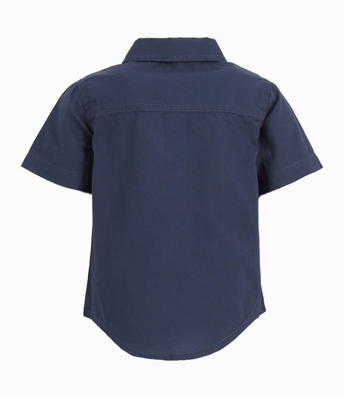 Camisa Bebé Con Suspensores 3 meses / Azul Marino