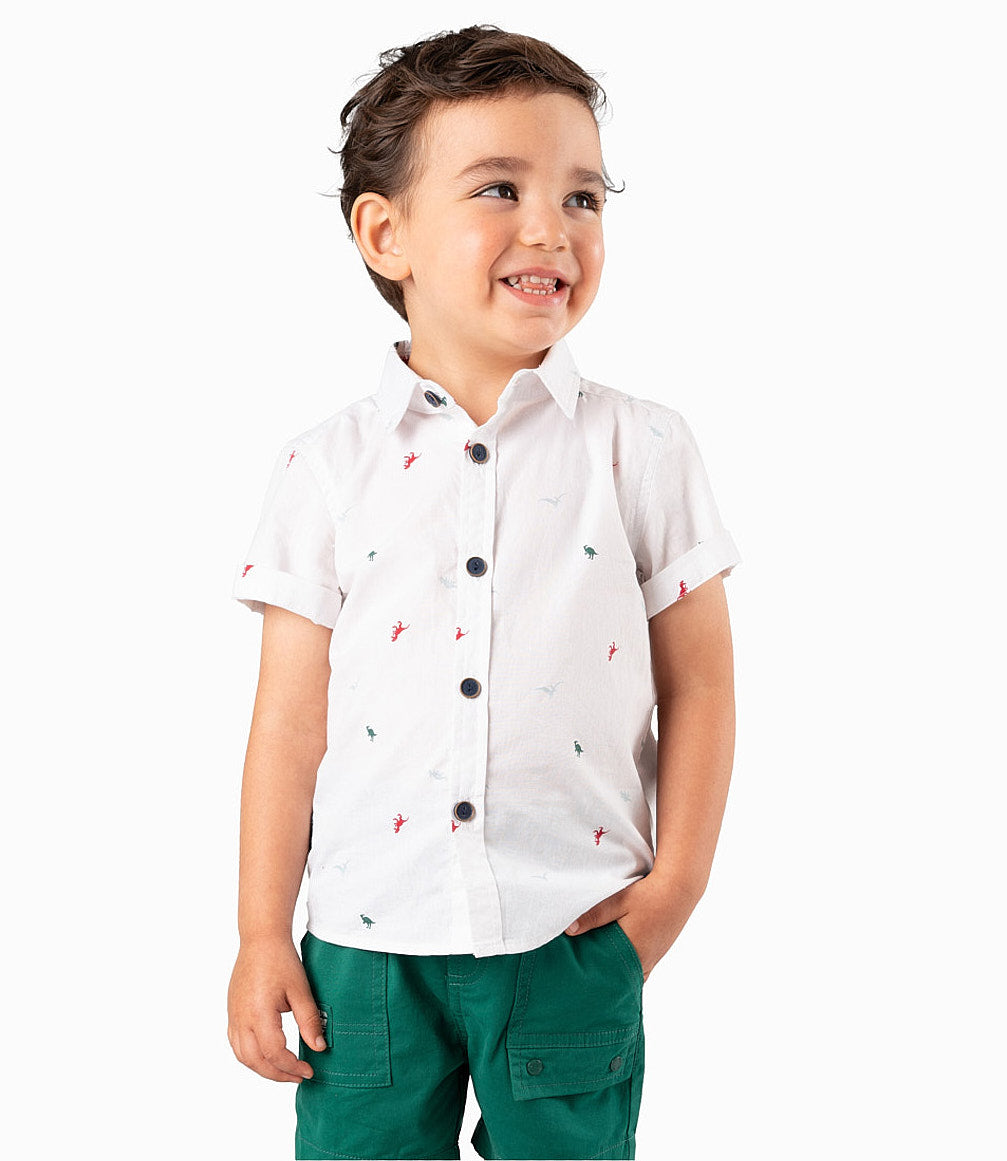 Camisa Bebé Con Dinosaurios