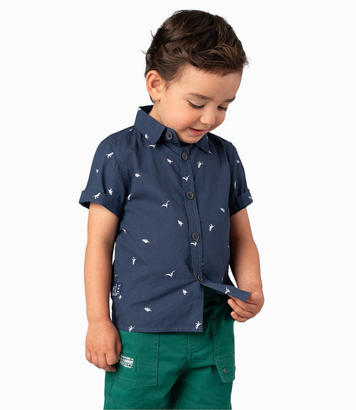 Camisa Bebé Con Dinosaurios