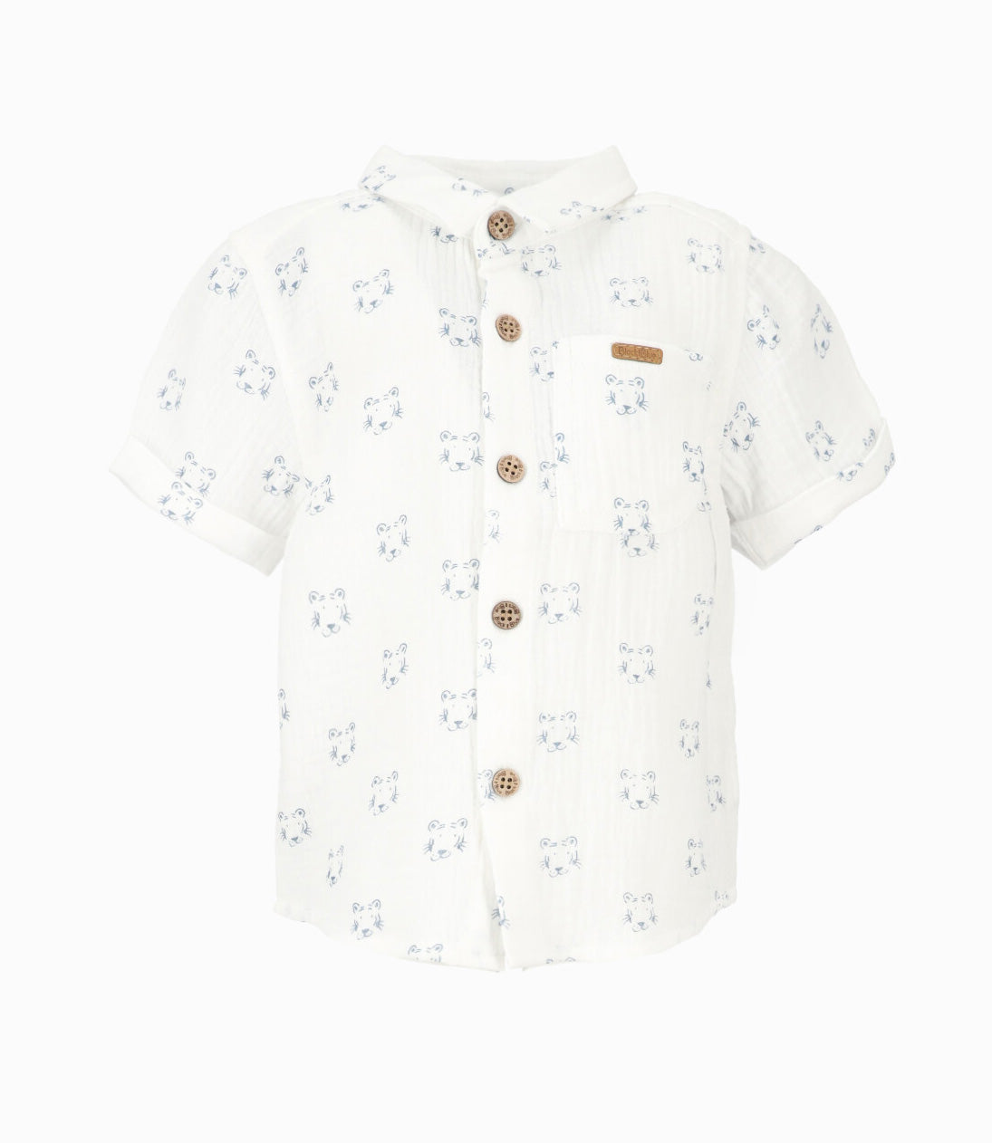 Camisa bebé con tigres 3 meses / Blanco