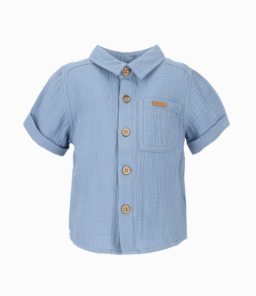 Camisa bebé básica 3 meses / Azul