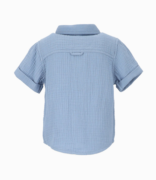 Camisa bebé básica 3 meses / Azul