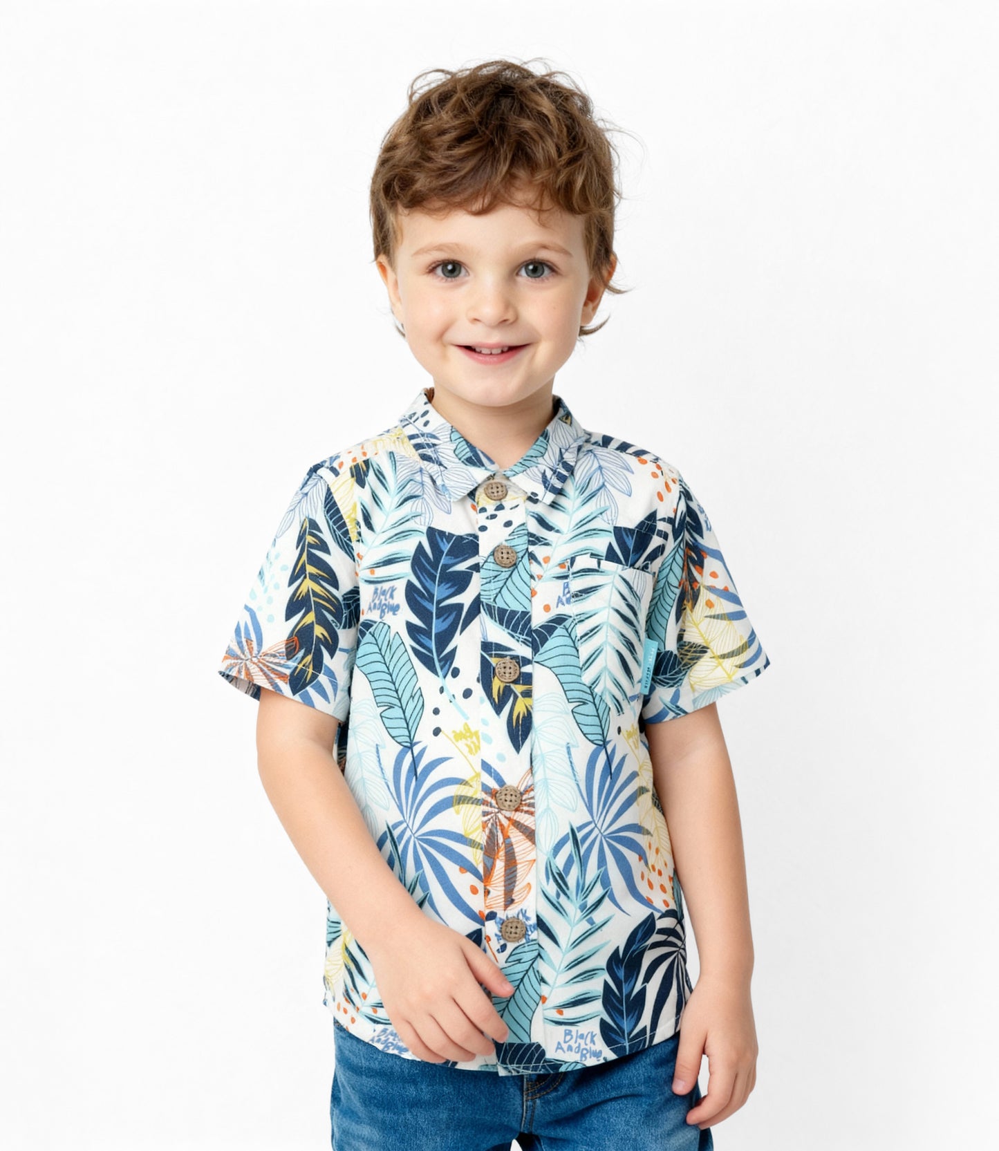 Camisa bebé con palmera