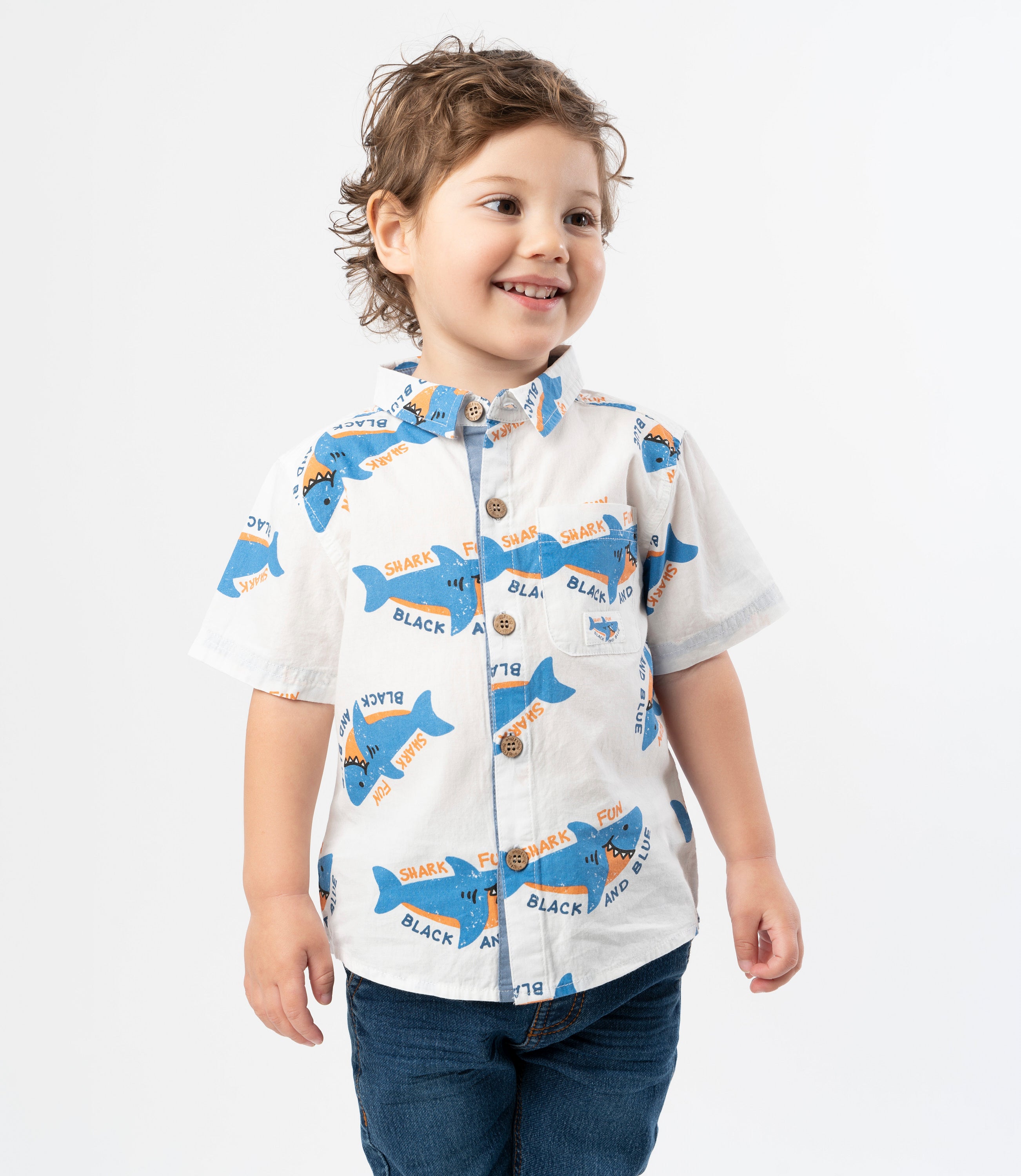 Camisa bebé niño con tiburones Limonada