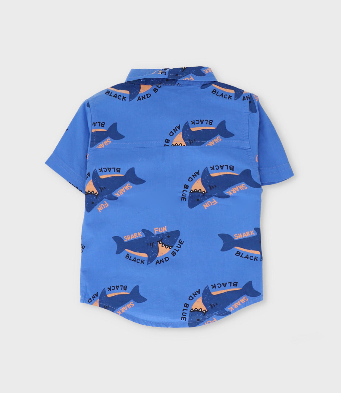 Camisa bebé niño con tiburones 3 meses / Azul