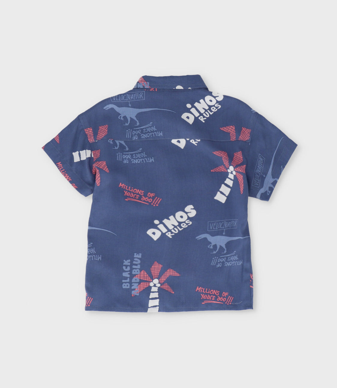 Camisa bebé niño dinos 3 meses / Azul