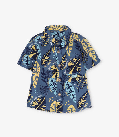 Camisa bebé niño con hojas