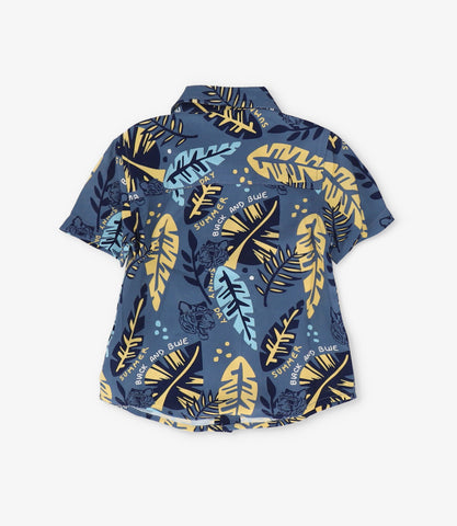 Camisa bebé niño con hojas