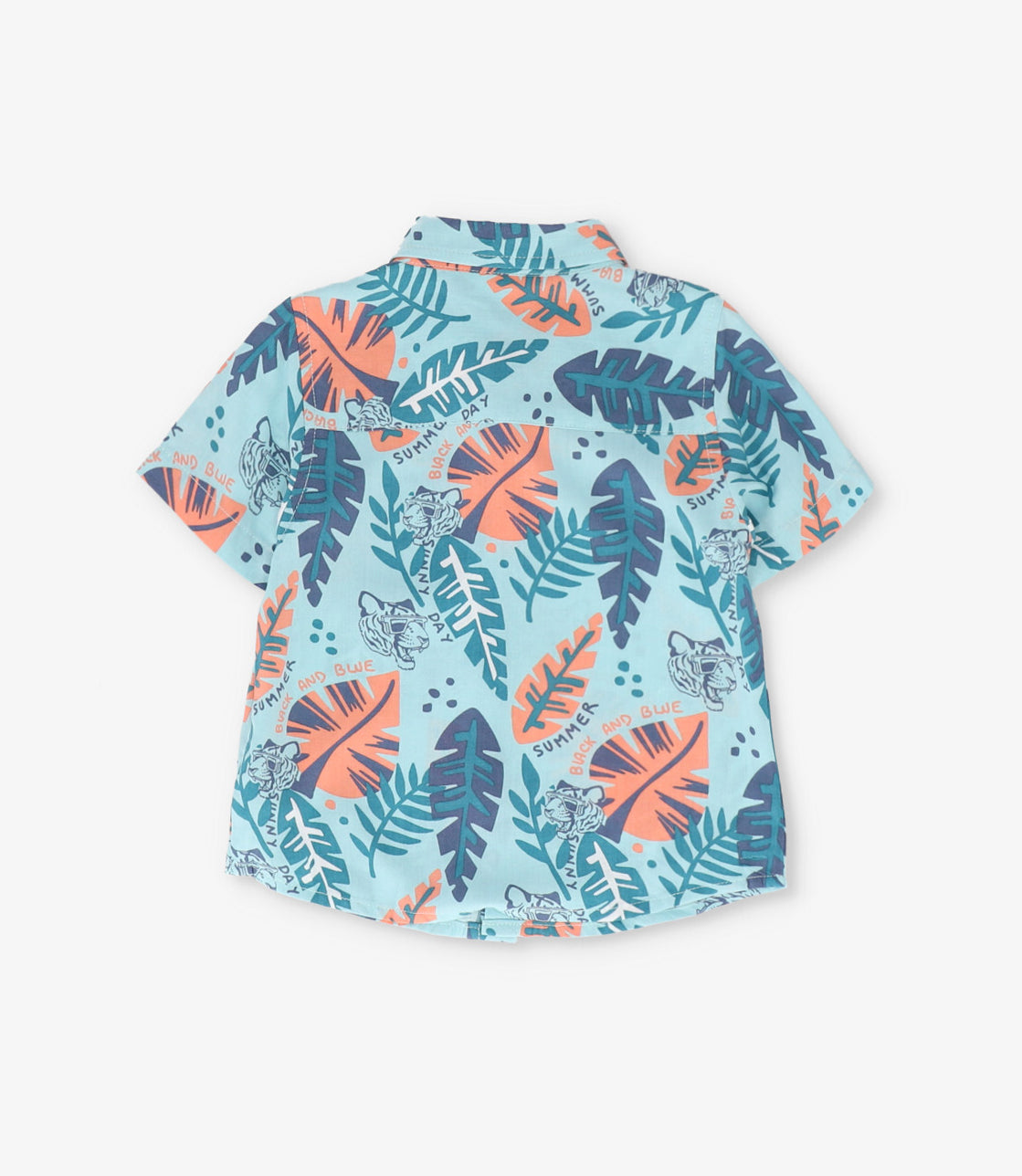 Camisa bebé niño con hojas 3 meses / Menta