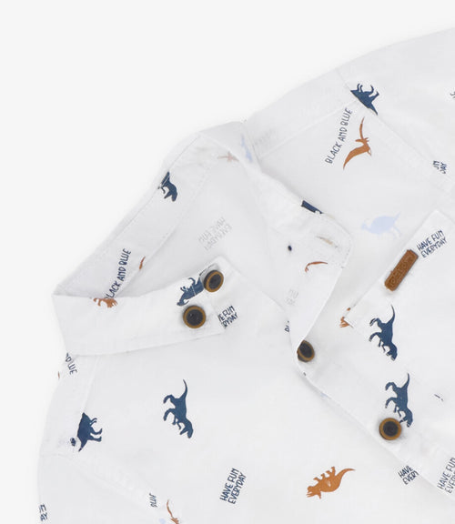 Camisa bebé niño con diseño 3 meses / Blanco