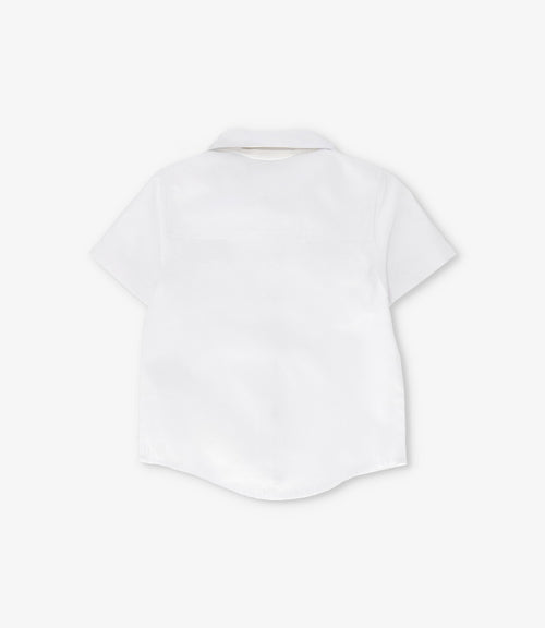 Camisa bebé niño con humita 3 meses / Blanco