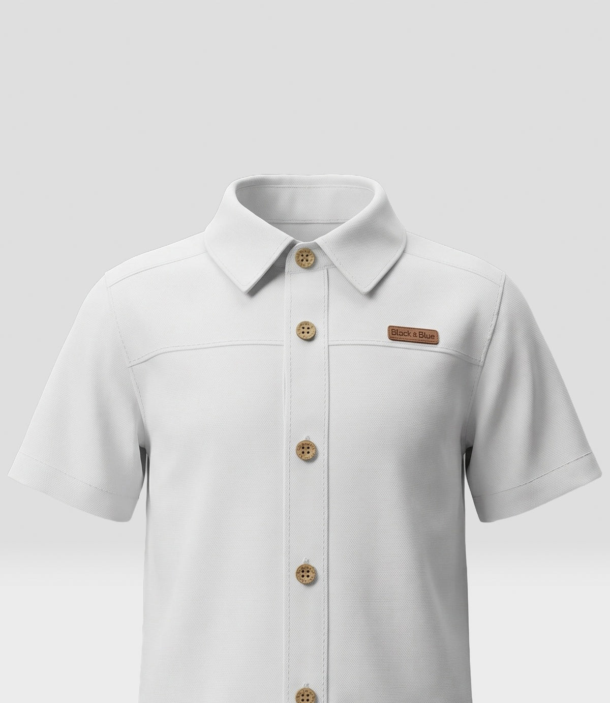 Camisa bebé niño print espalda 3 meses / Crudo