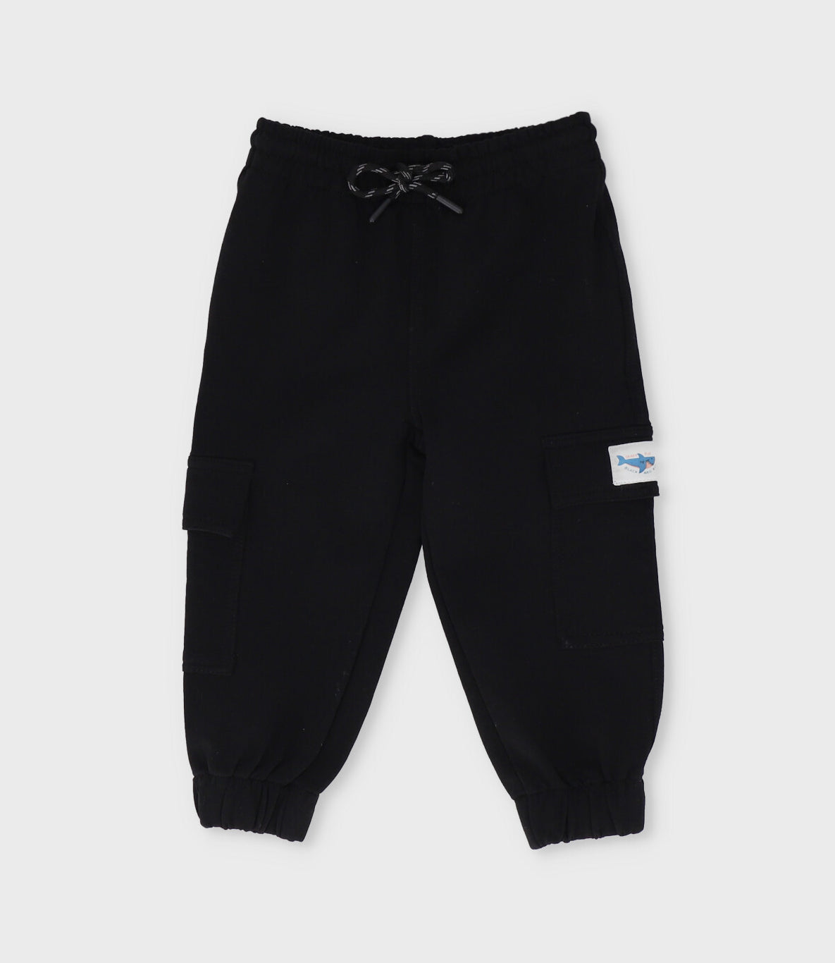 Pantalón de buzo bebé niño jogger 3 meses / Negro