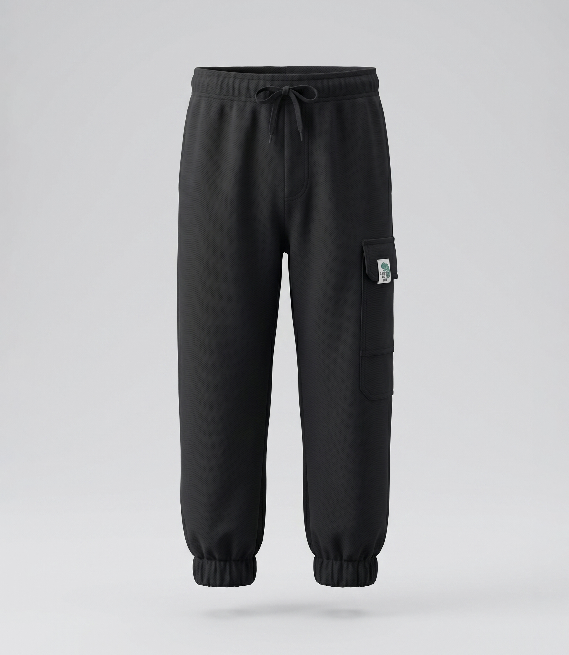 Pantalon de buzo bebé jogger cargo 3 meses / Negro