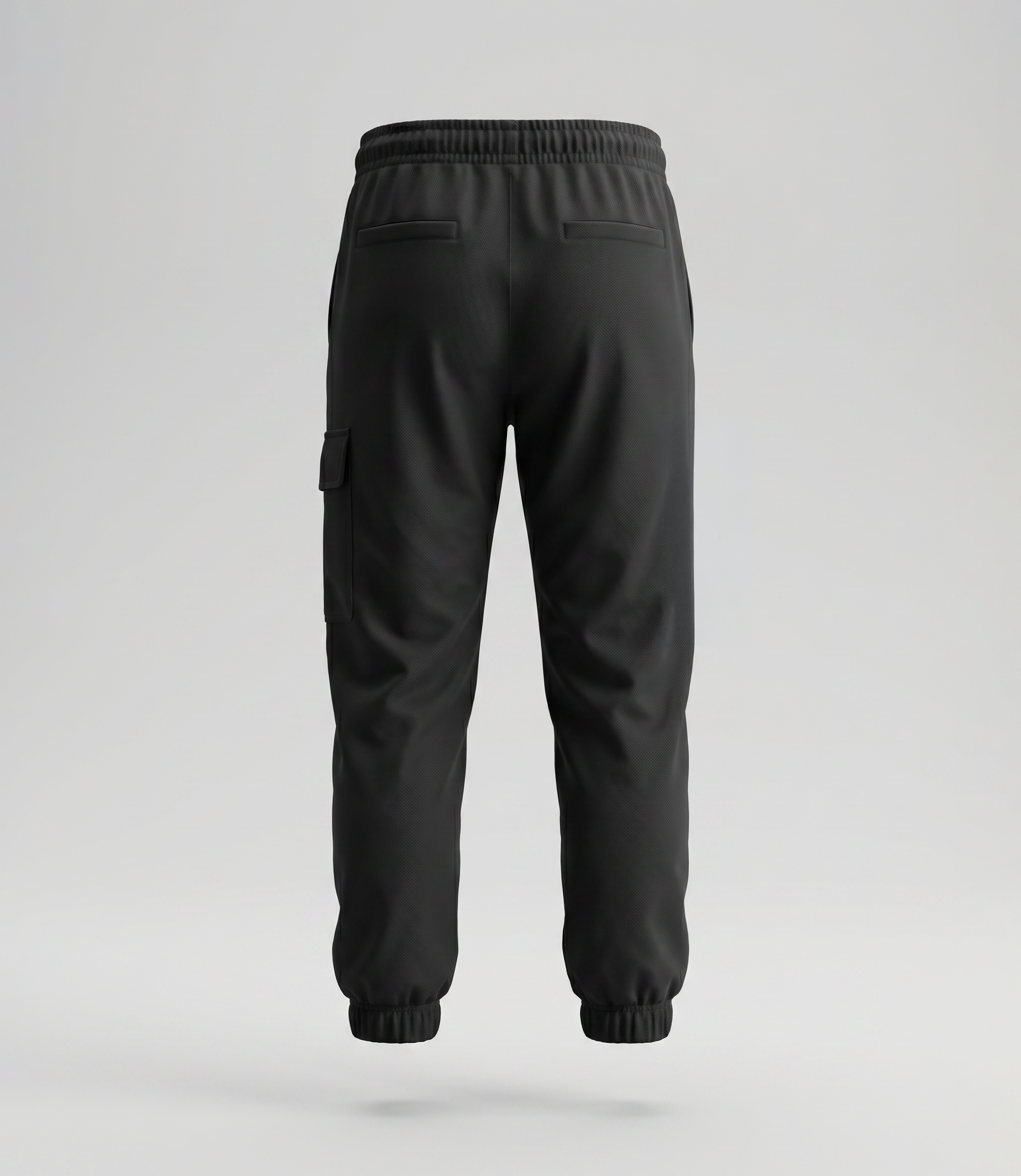 Pantalon de buzo bebé jogger cargo 3 meses / Negro