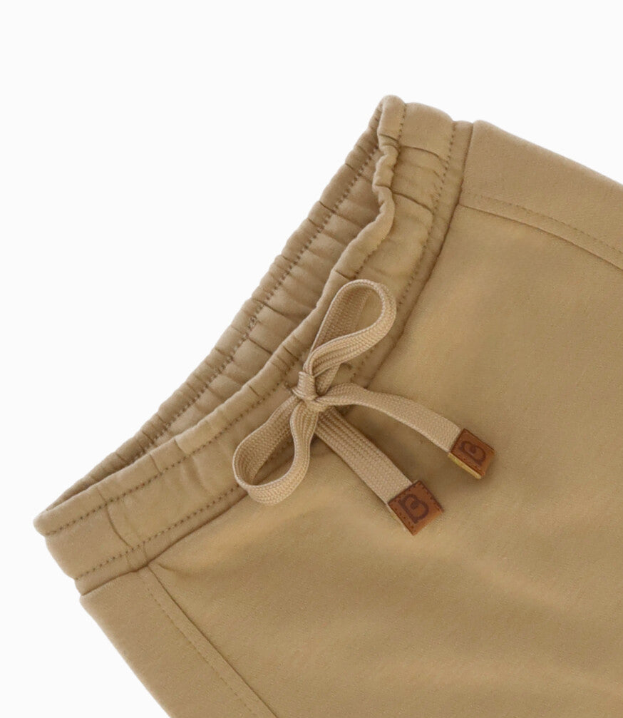 Pantalón de buzo bebé niño básico 3 meses / Beige