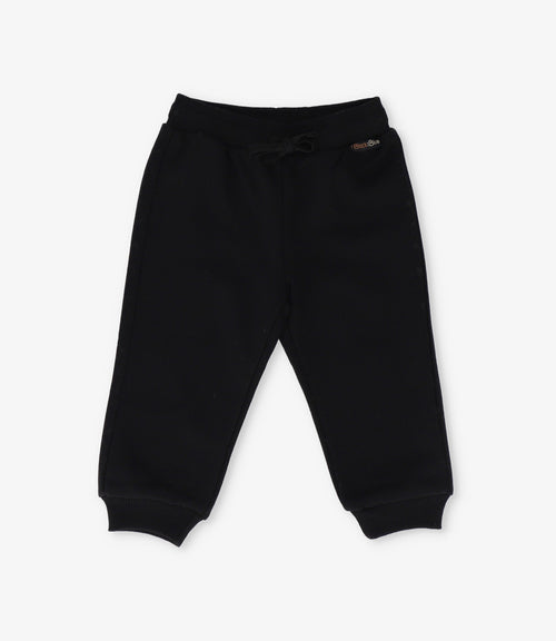 Pantalón de buzo bebé niño jogger 3 meses / Negro