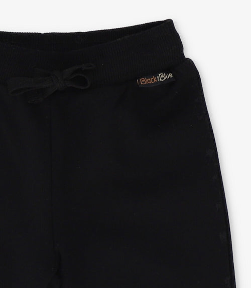 Pantalón de buzo bebé niño jogger 3 meses / Negro