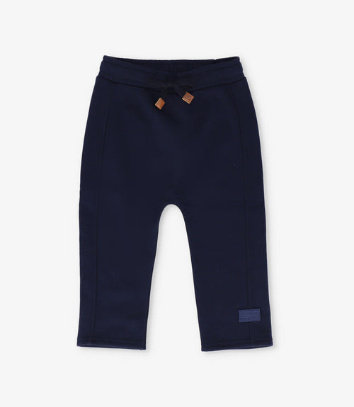 Pantalón de buzo bebé niño básico 3 meses / Azul Marino