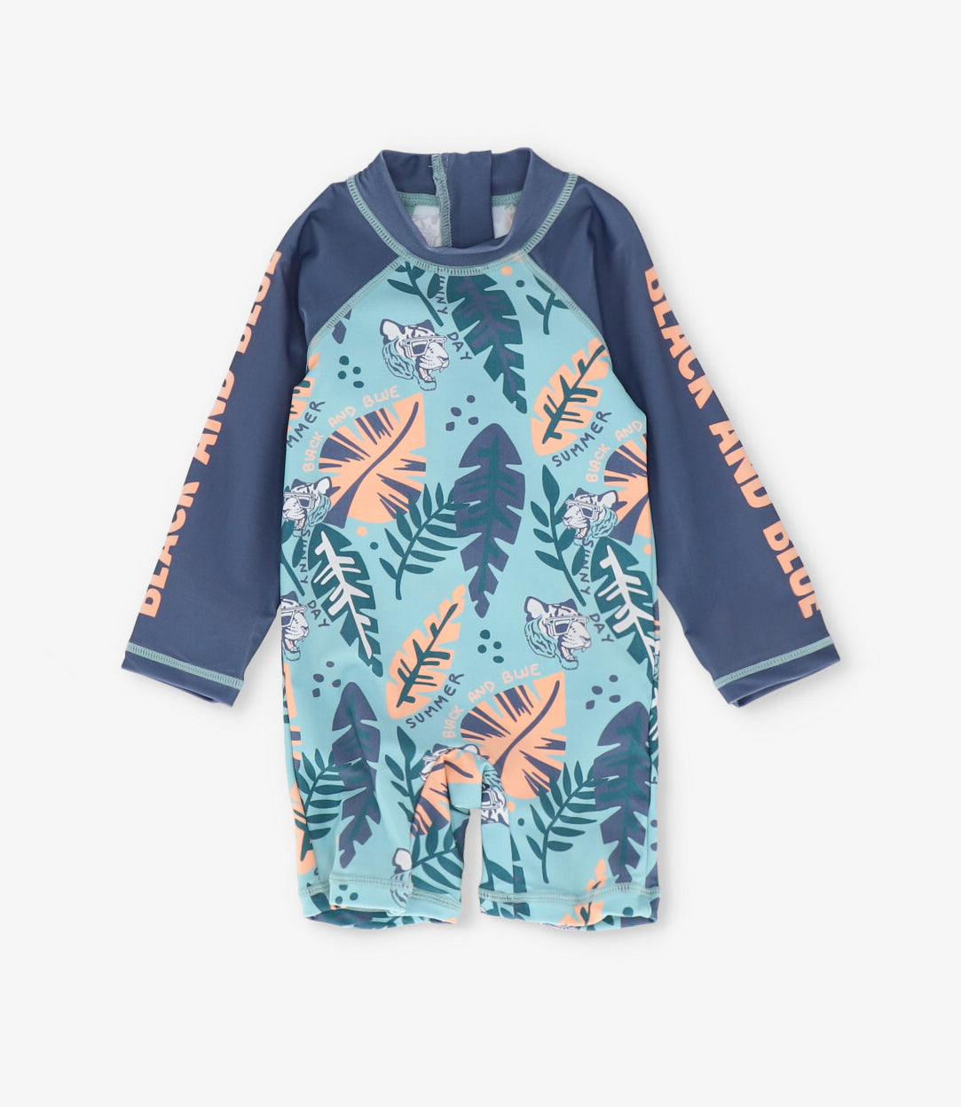 Traje de baño bebé niño enterito 3 meses / Menta