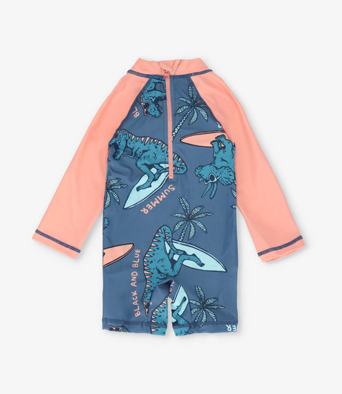 Traje de baño bebé niño enterito 3 meses / Azul