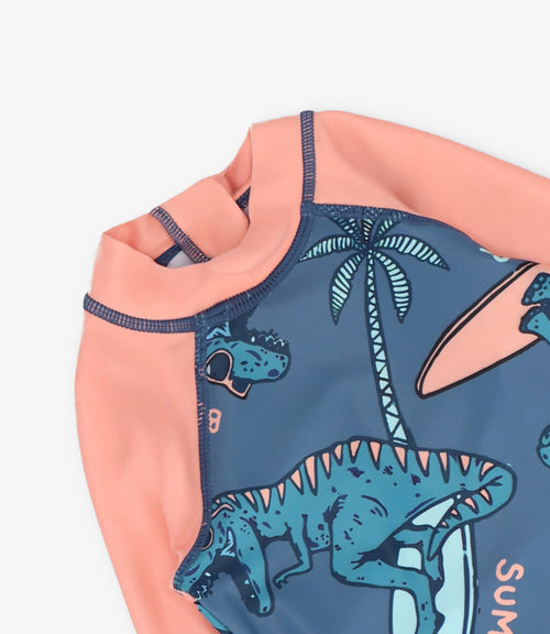 Traje de baño bebé niño enterito 3 meses / Azul