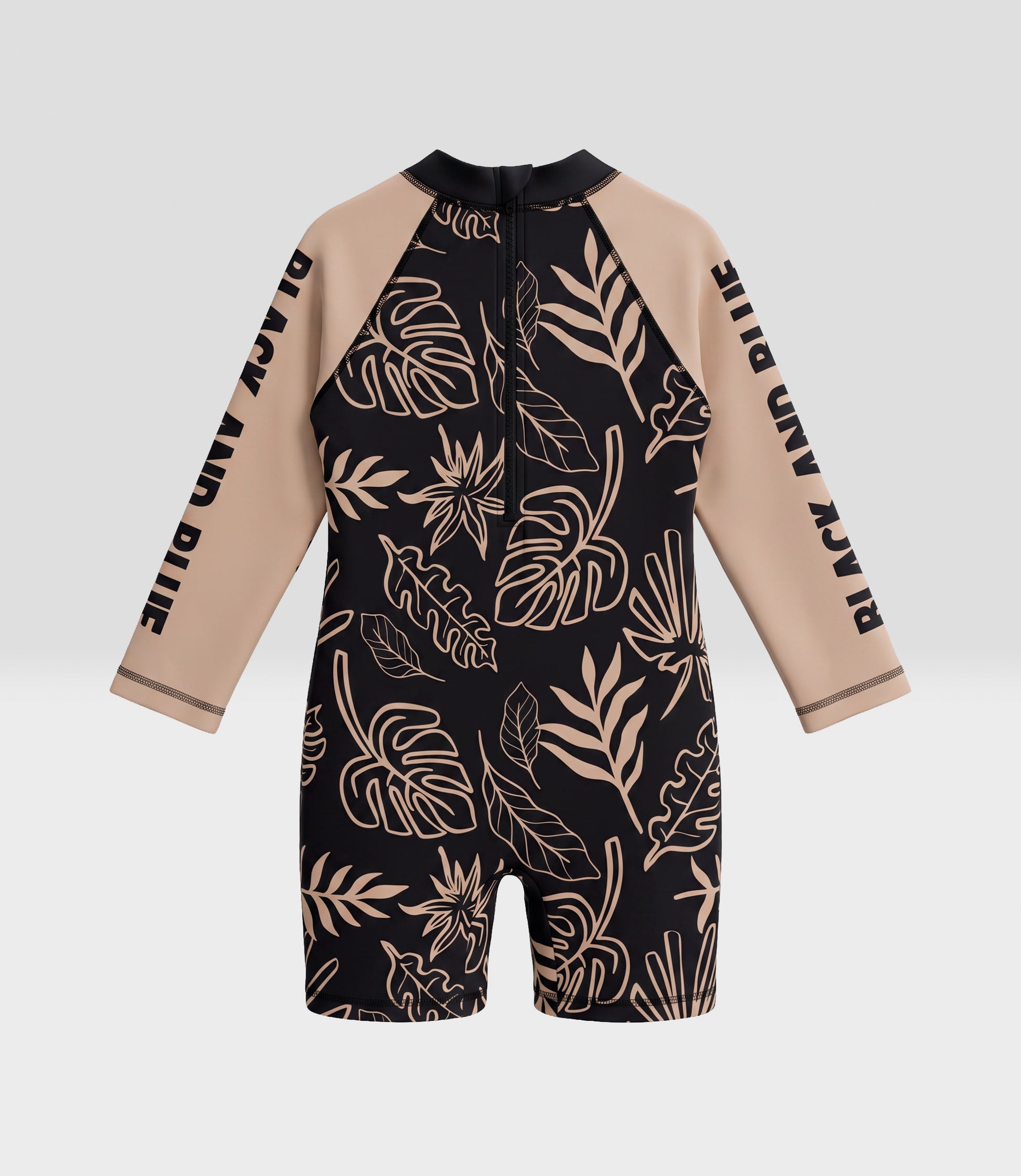 Traje de baño bebé niño enterito 6 meses / Negro