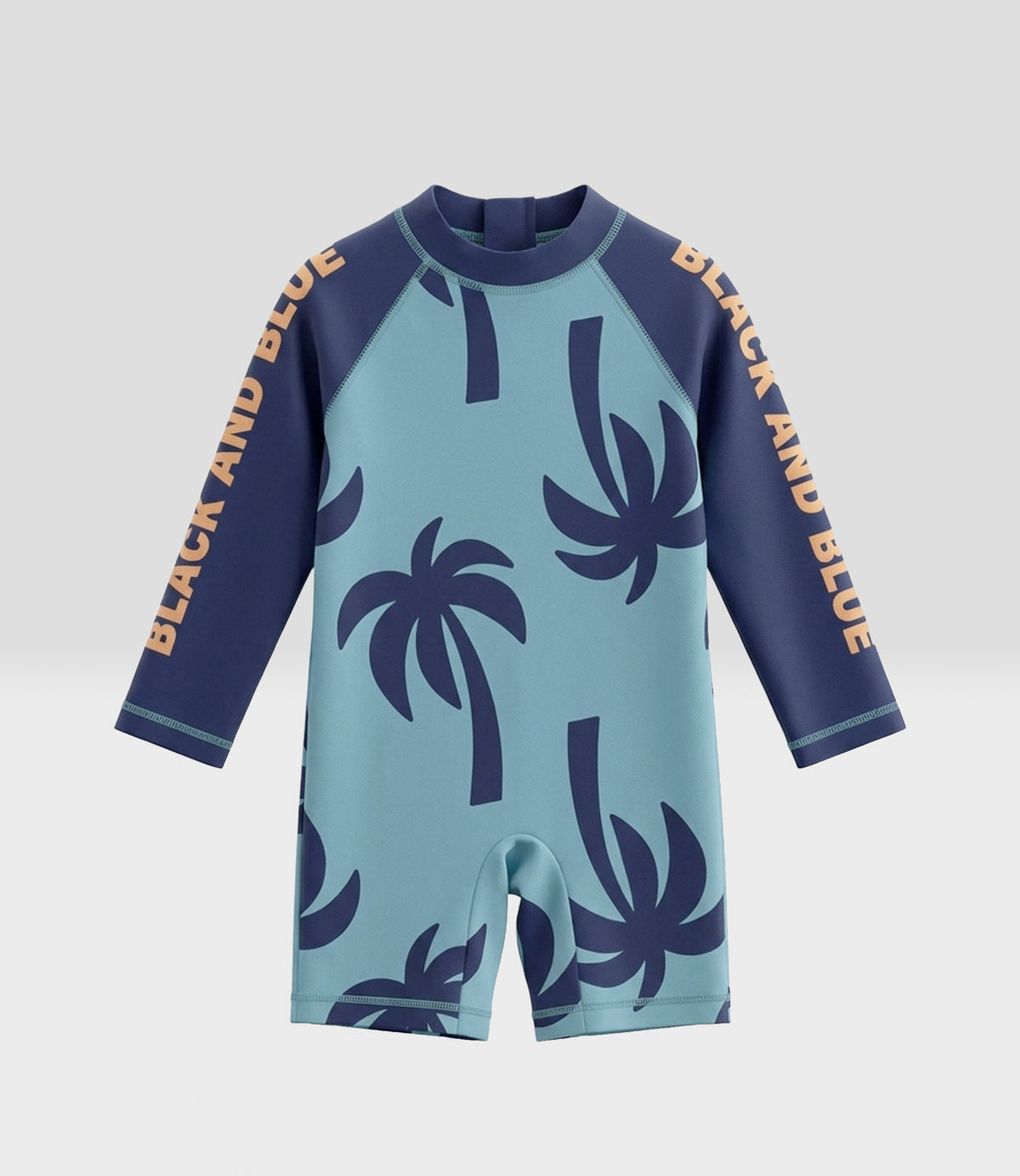 Traje de baño bebé niño enterito 6 meses / Celeste
