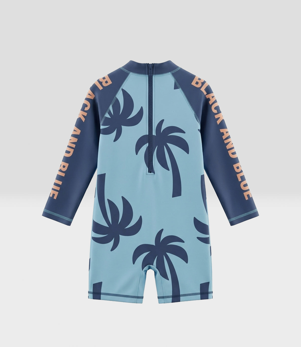 Traje de baño bebé niño enterito 6 meses / Celeste