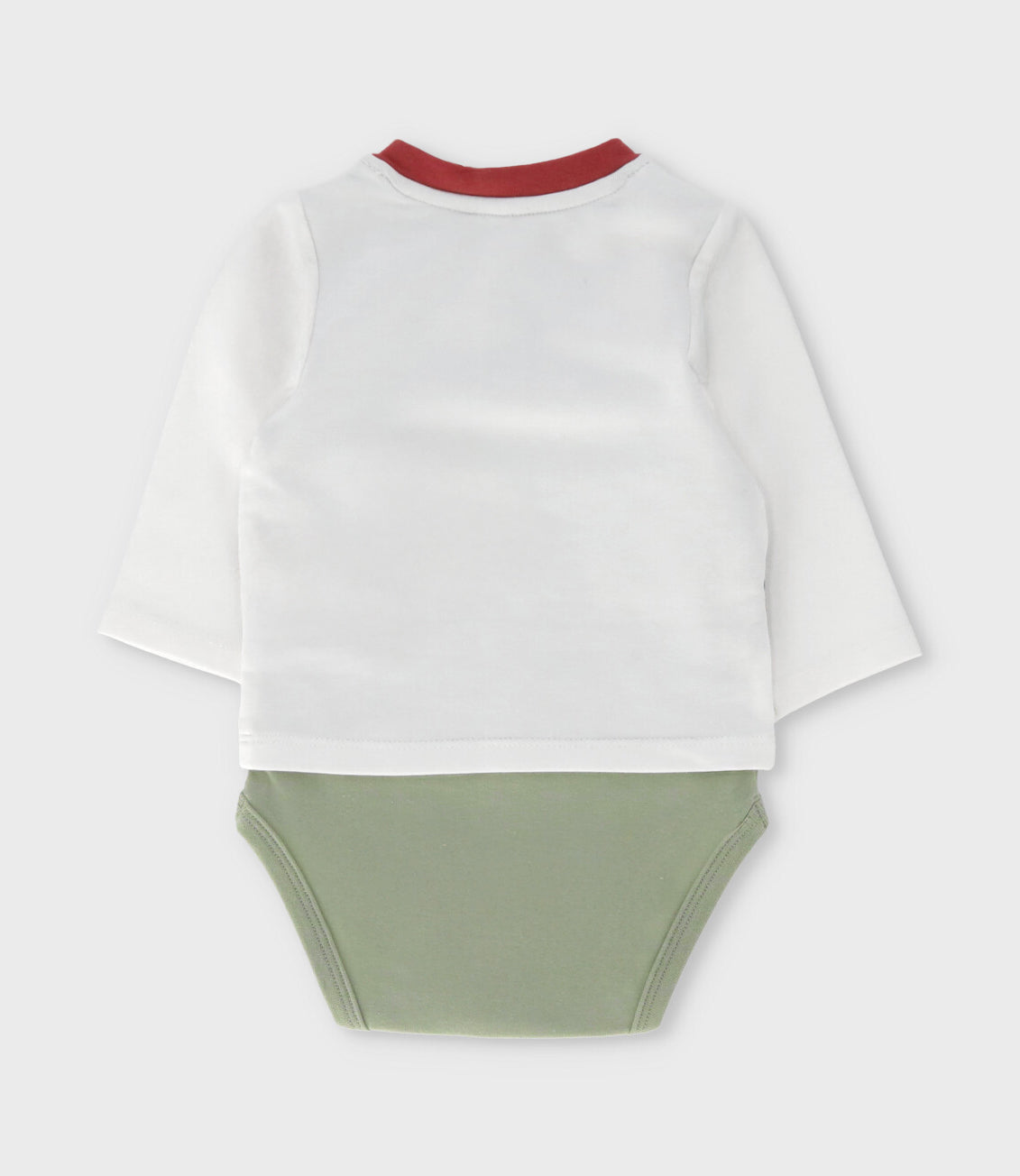 Body recién nacido con polera 0 meses / Blanco