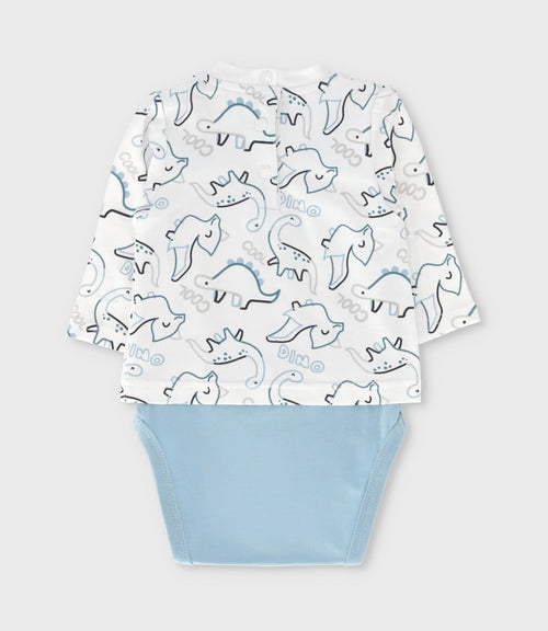 Body recién nacido con polera 0 meses / Menta