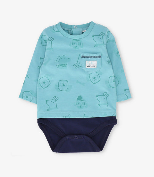 Body recién nacido con polera