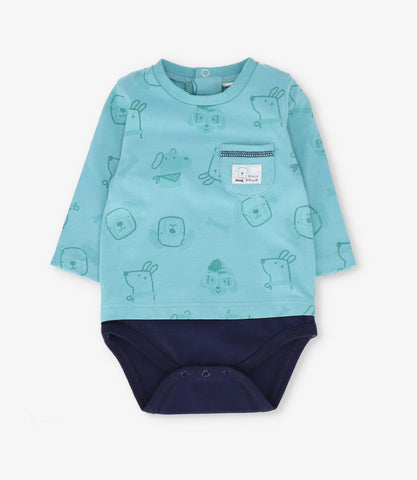 Body recién nacido con polera