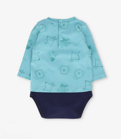 Body recién nacido con polera