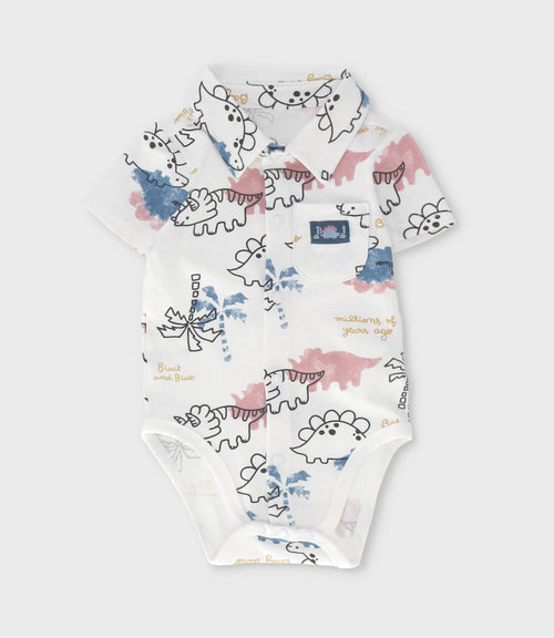 Body recién nacido baby dino 0 meses / Blanco