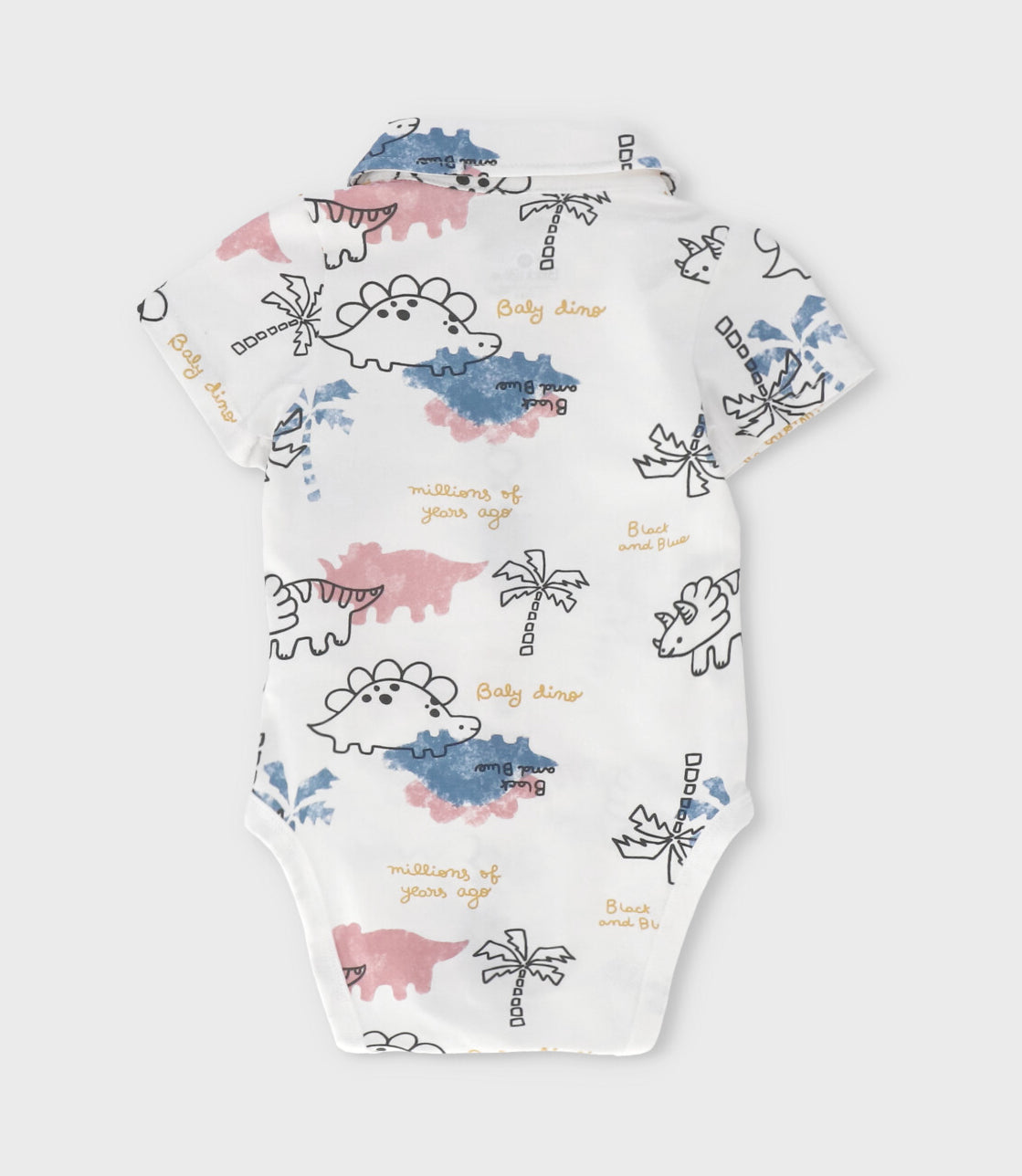 Body recién nacido baby dino 0 meses / Blanco