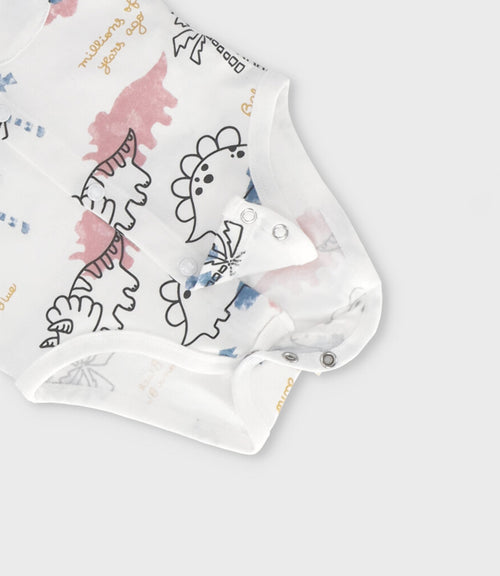 Body recién nacido baby dino 0 meses / Blanco