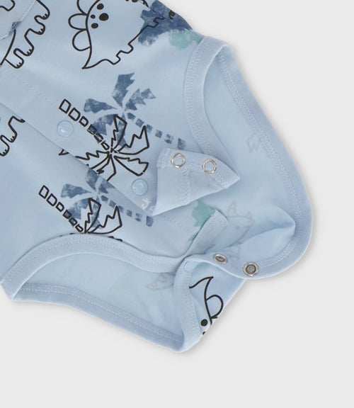 Body recién nacido  baby dino 0 meses / Celeste