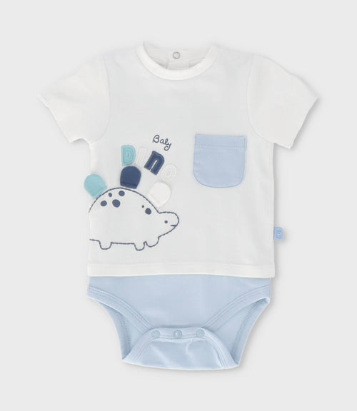 Body recién nacido con polera 0 meses / Blanco