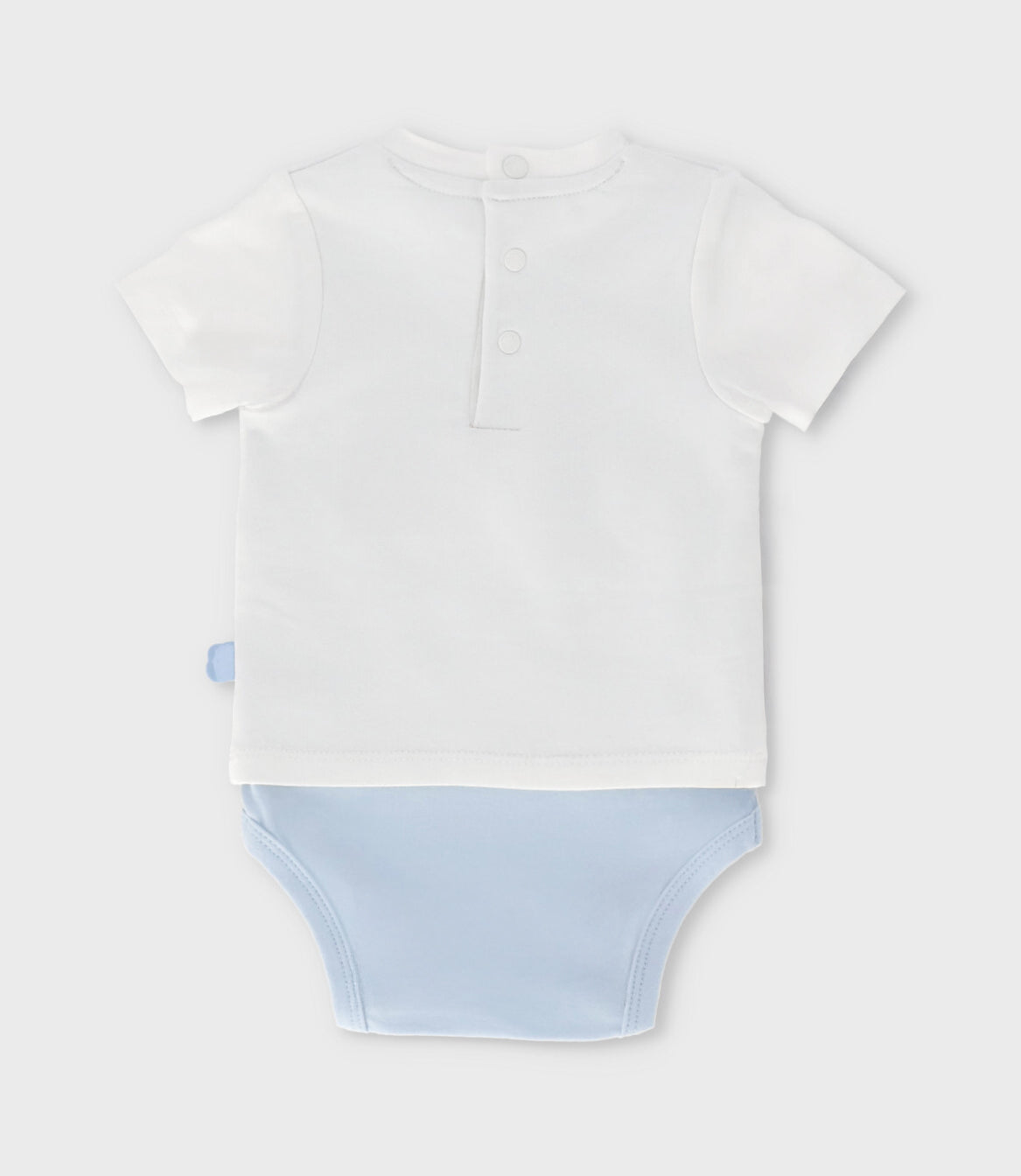 Body recién nacido con polera 0 meses / Blanco