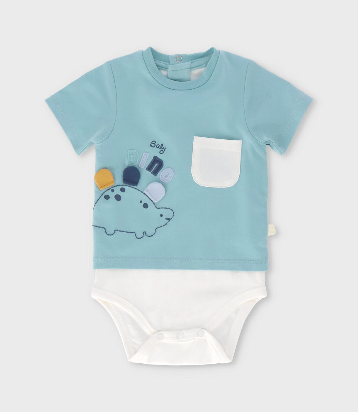 Body recién nacido con polera 0 meses / Menta