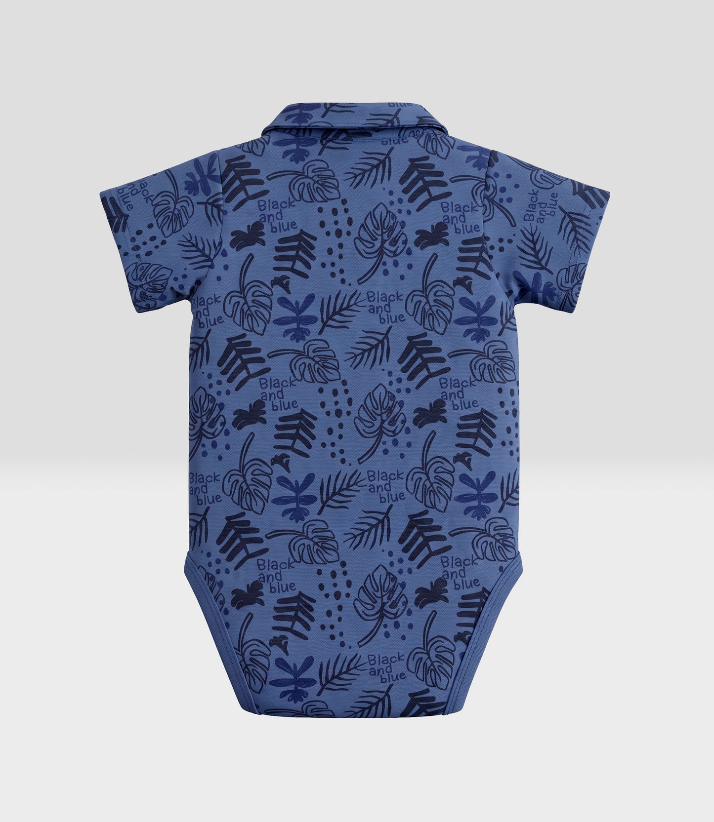 Body recién nacido con cuello 0 meses / Azul Marino